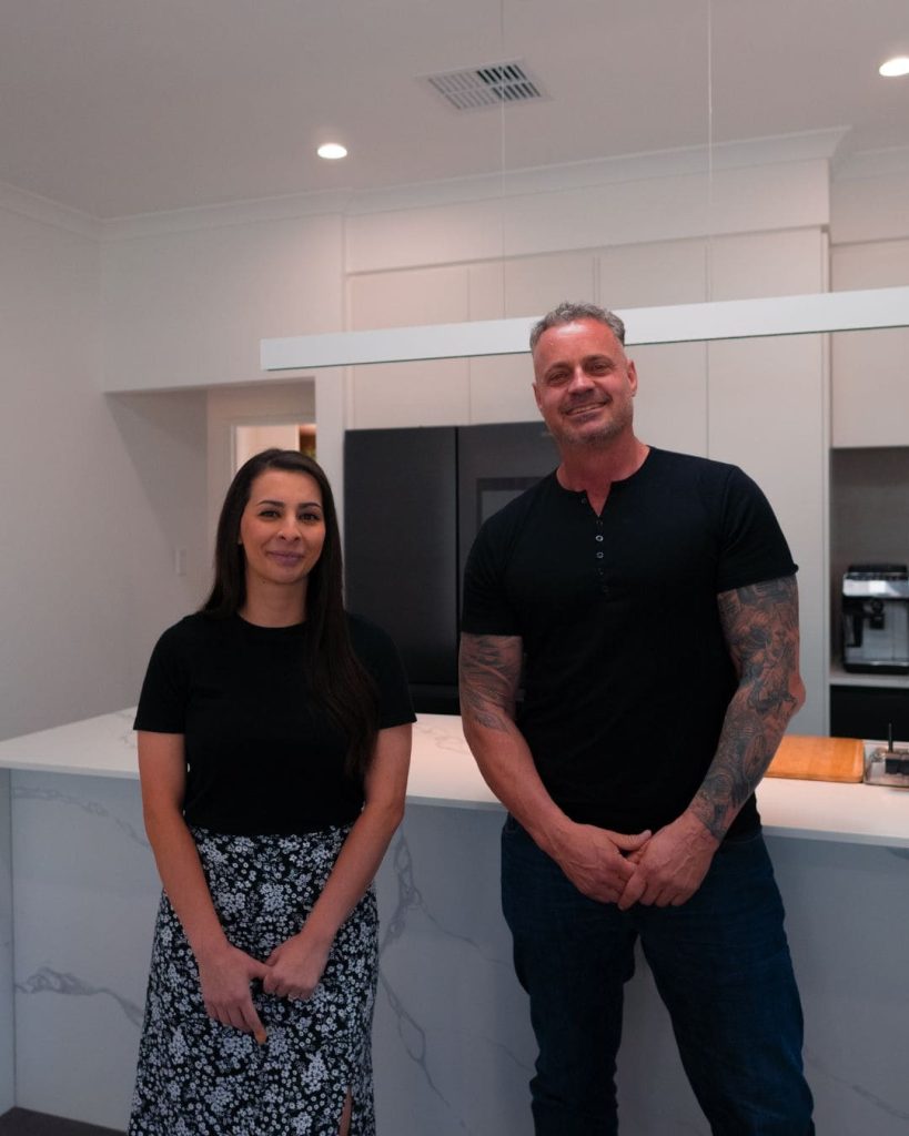 Mike King with a client